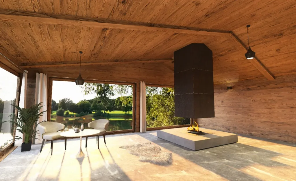 Flamore Ofen - Palette Cad Kitzbühel - Perspektive